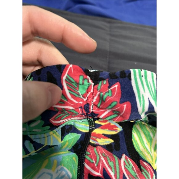 Calvin Klein Performance Wick Floral Leggings Yoga Pant Large - Picture 3 of 4